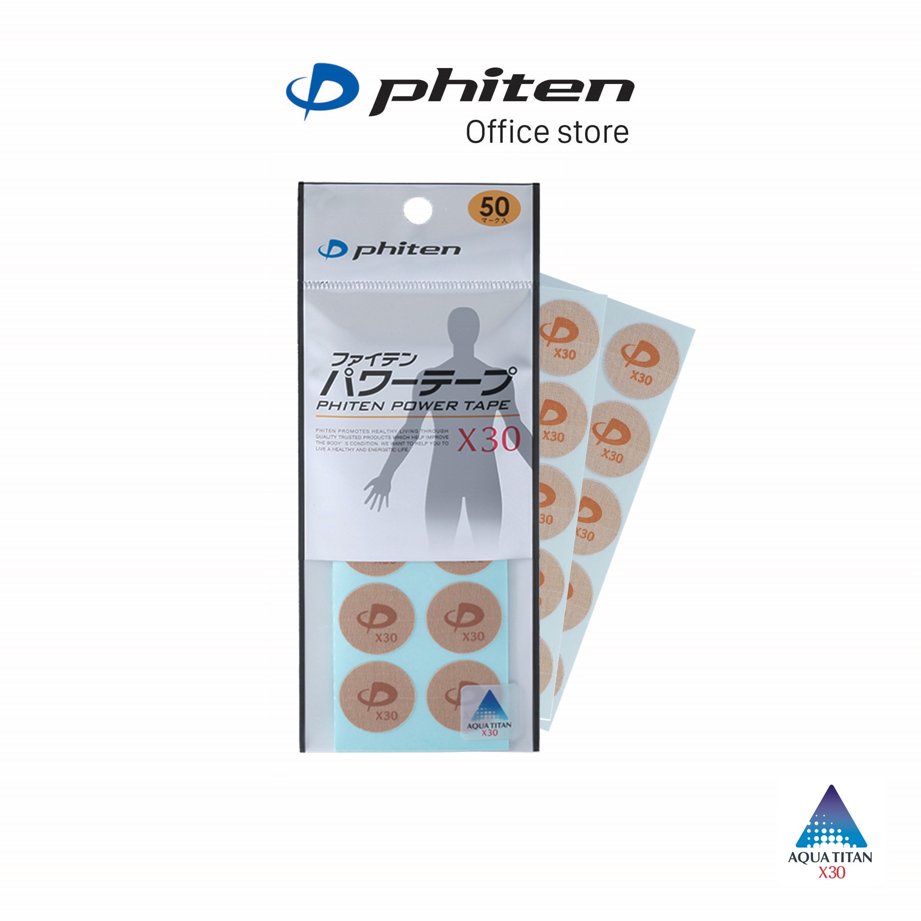 Miếng dán giảm đau Phiten Titanium Power X30
