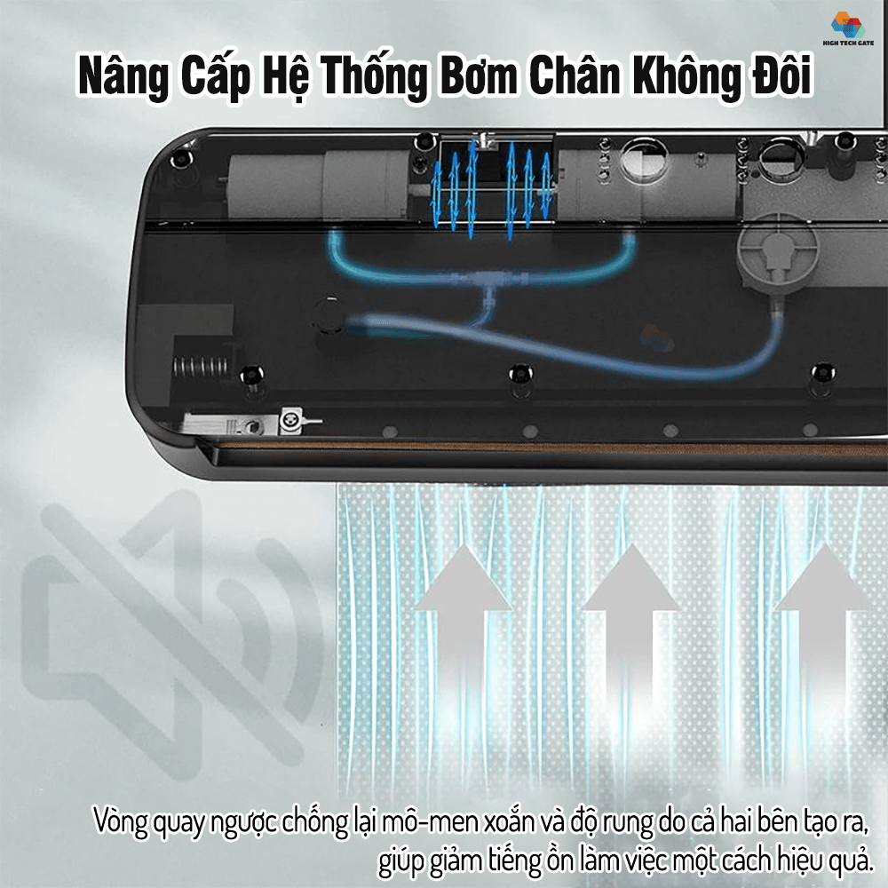 Máy Hút Chân Không Thực Phẩm AP-18 tự động hoàn toàn, tích hợp 5 chế độ hút đa năng, cơ chế đóng mở nắp máy tự động bền bỉ, hàng chính hãng