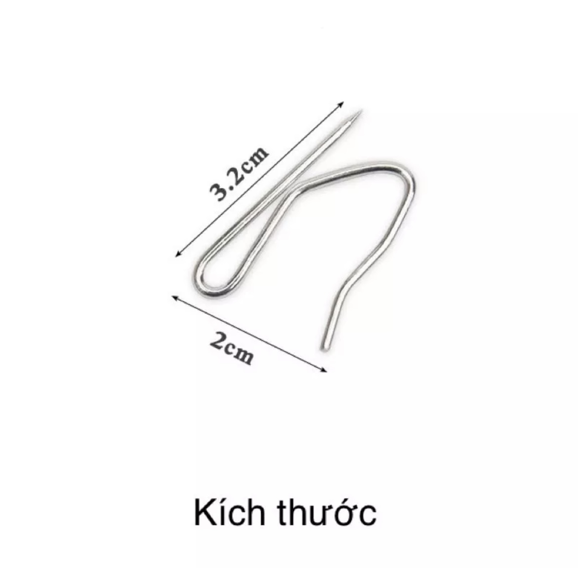 Móc sắt chữ S treo rèm