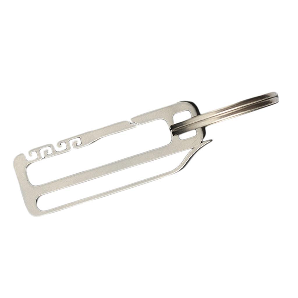 Lightweight Titanium Keychain Waist Hanging Buckle Carabiner