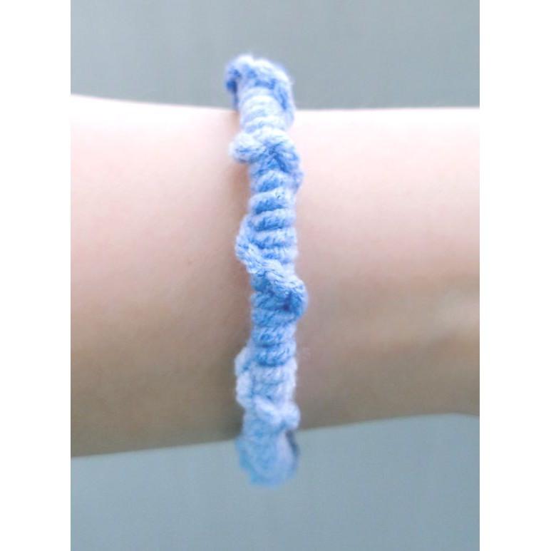 Vòng tay vòng chân may mắn - màu loan - Wendy - Friendship bracelet-xoắn-Vòng tay tình bạn-Vòng tay bạn bè handmade DIY