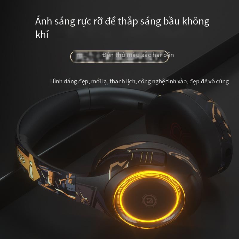 Tai nghe bluetooth gắn trên đầu phong cách mới nhất Tai nghe khử tiếng ồn ANC Tai nghe không dây MP3 tai nghe trò chơi khử tiếng ồn