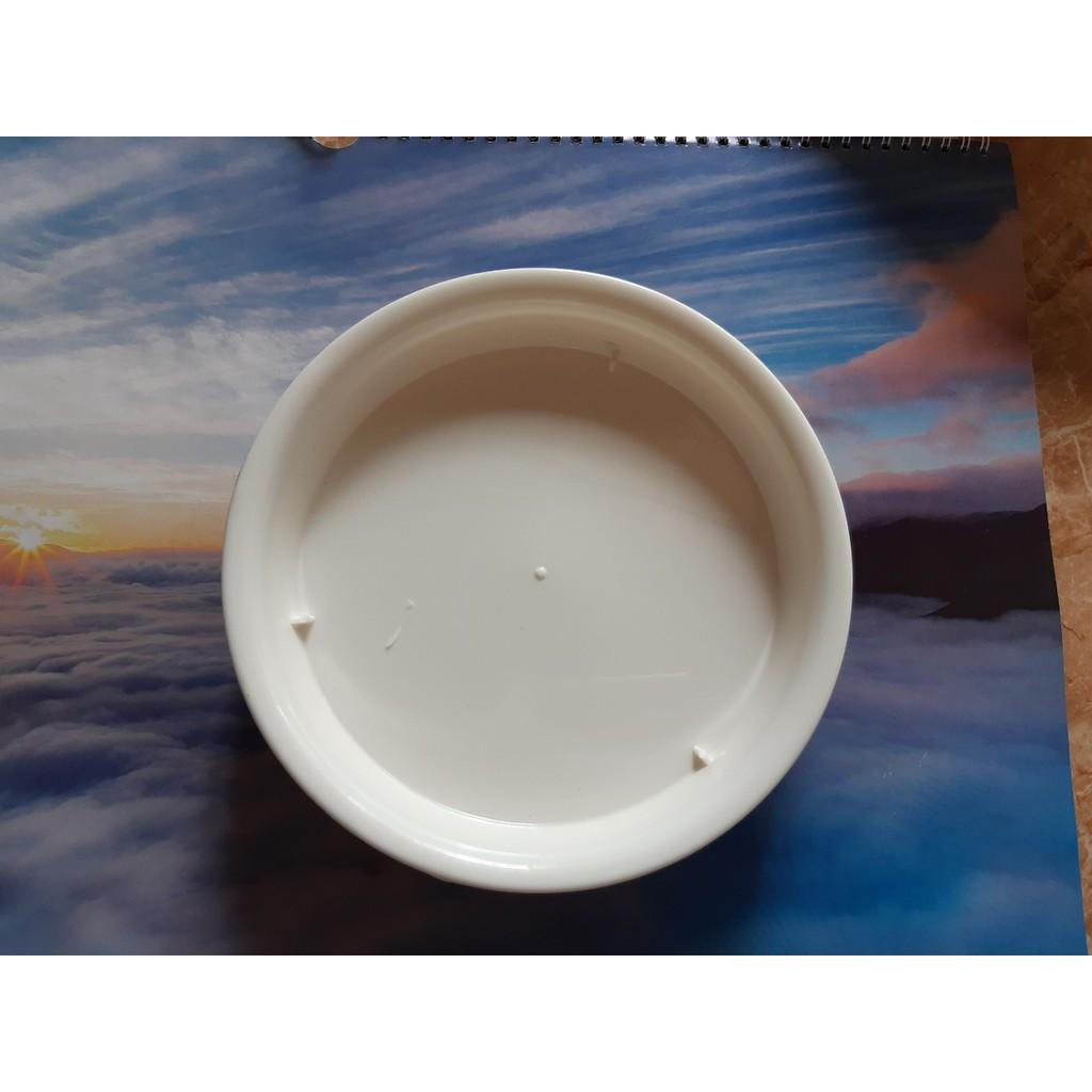 Đĩa lót chậu nhựa tròn trồng cây D15 đường kính 15cm