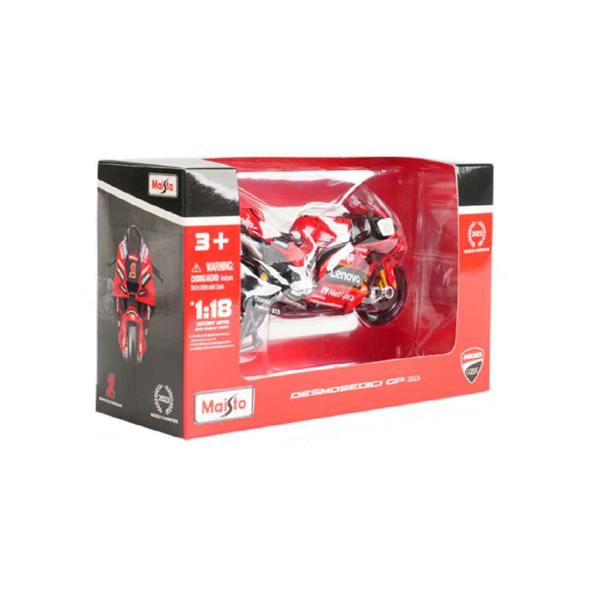 Đồ Chơi Mô Hình Mô Tô 1:18 GP Racing - Ducati Lenovo Team 2023 MAISTO 36396/MT36000