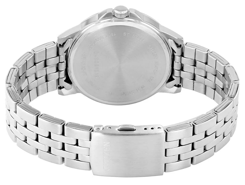 Đồng Hồ Nam Citizen Dây Thép Không Gỉ BF2011-51E - Mặt Đen