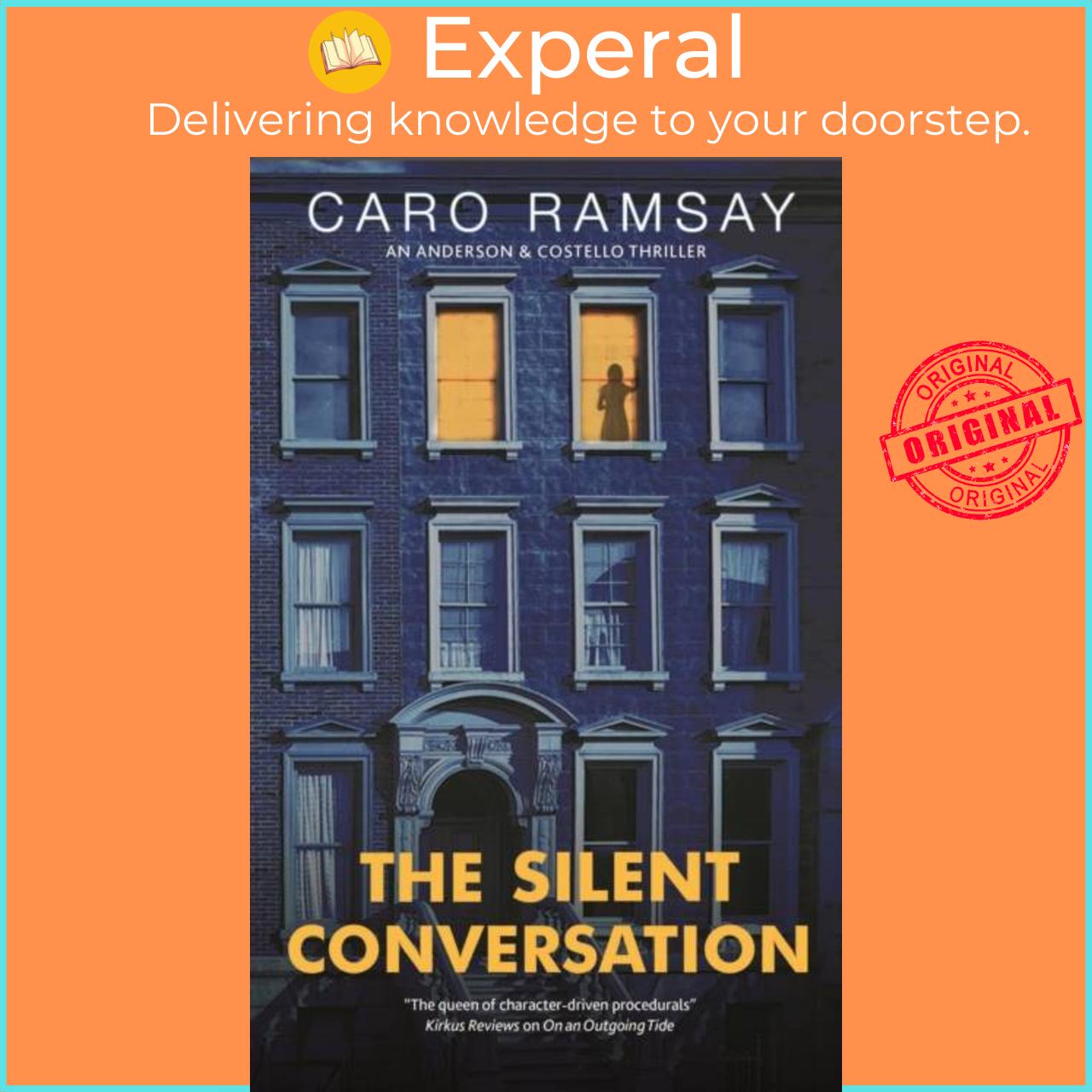 Sách - The Silent Conversation by Caro Ramsay (UK edition, hardcover)