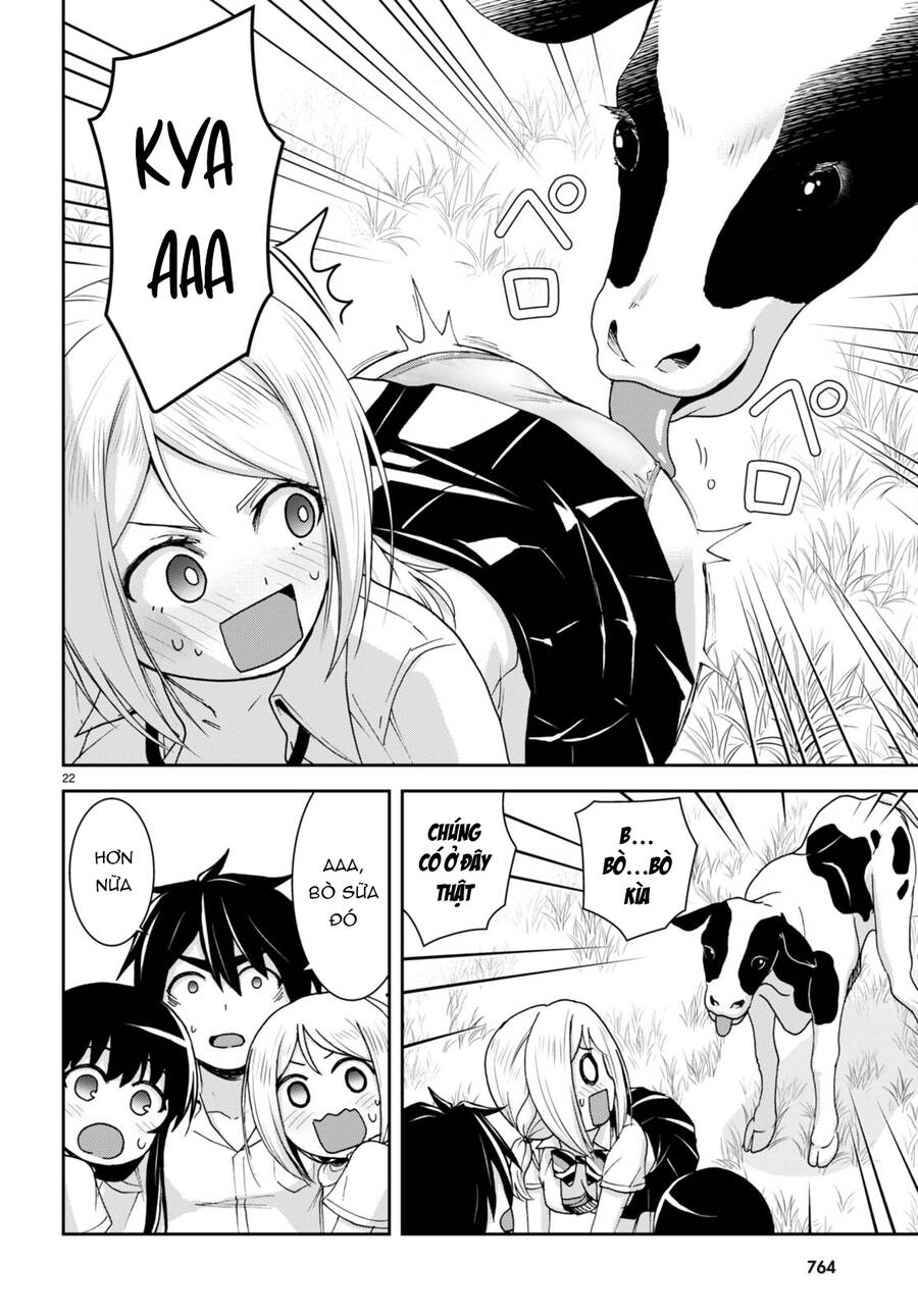 isekai yurutto survival seikatsu: gakkou no minna to isekai no mujintou ni tenishitakedo ore dake chapter 21 22