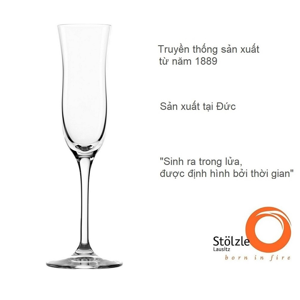 Ly Uống Rượu Mạnh Stoelzle Grappa Classic Glass 100ml - Chế Tác Thủ Công