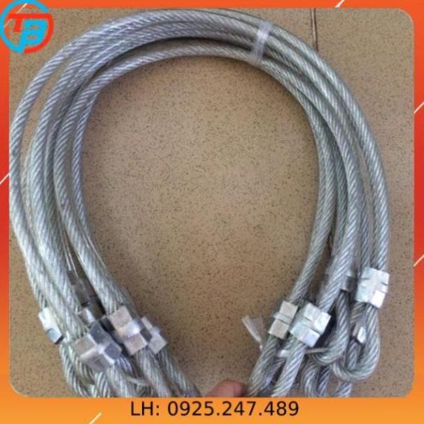 Dây cáp khoá xe chống cắt 60cm, 80cm, 1m, 2m  - Cáp Thép Thái Bình Vina