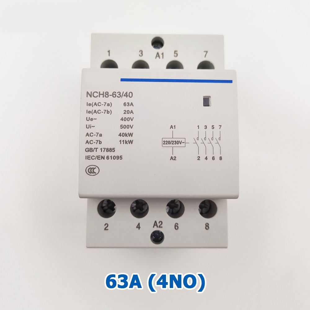 Khởi Động Từ 4P 400V 2NO-2NC/4NO loại 25A và 63A