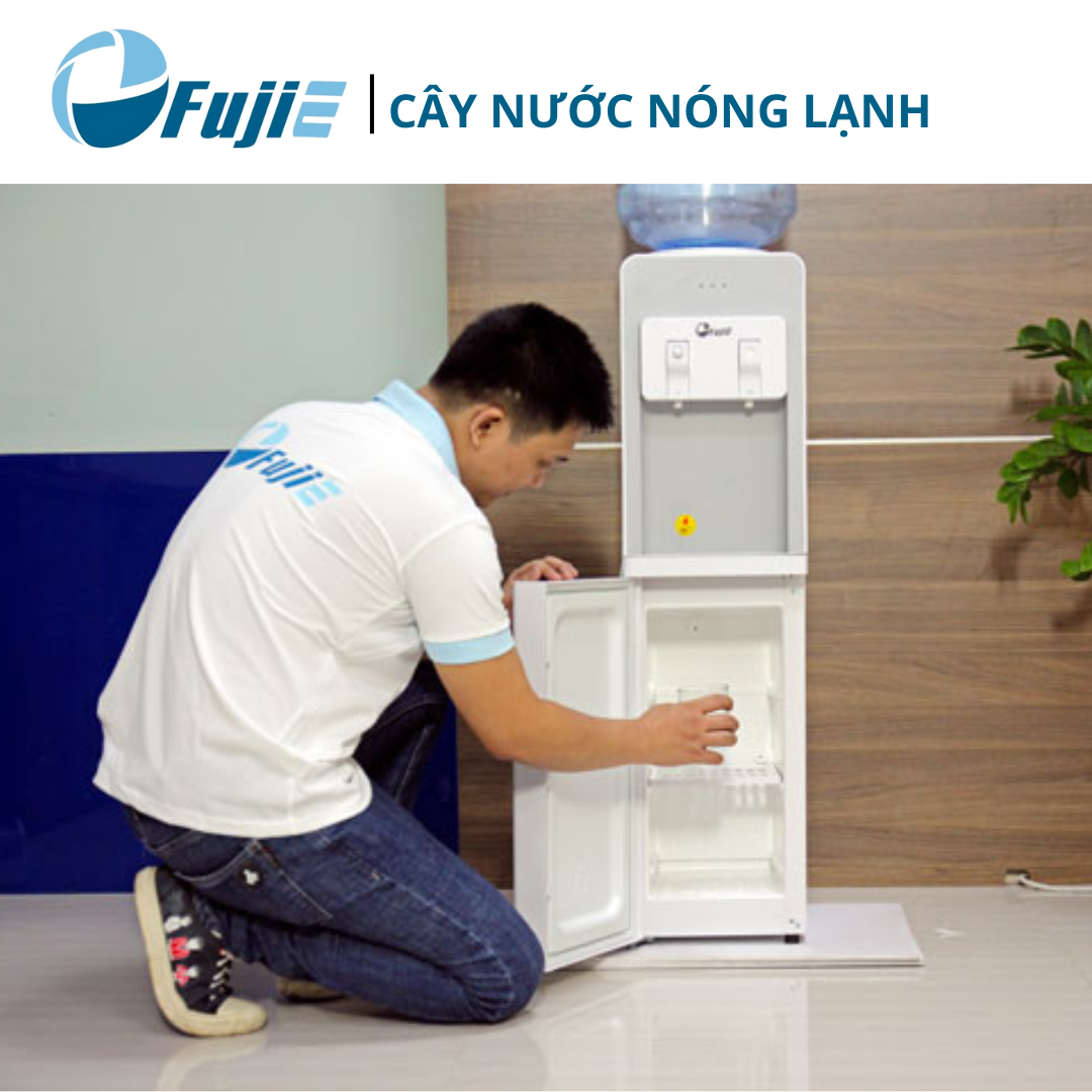 Cây nước nóng lạnh cao cấp FujiE WD1850E làm lạnh chip điện tử công nghệ Nhật Bản - Hàng chính hãng