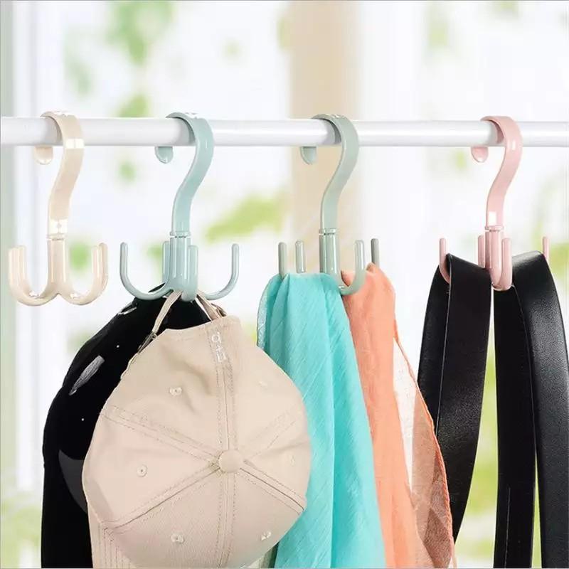 Bộ 5 Móc nhựa 4 chấu xoay 360 độ đa năng