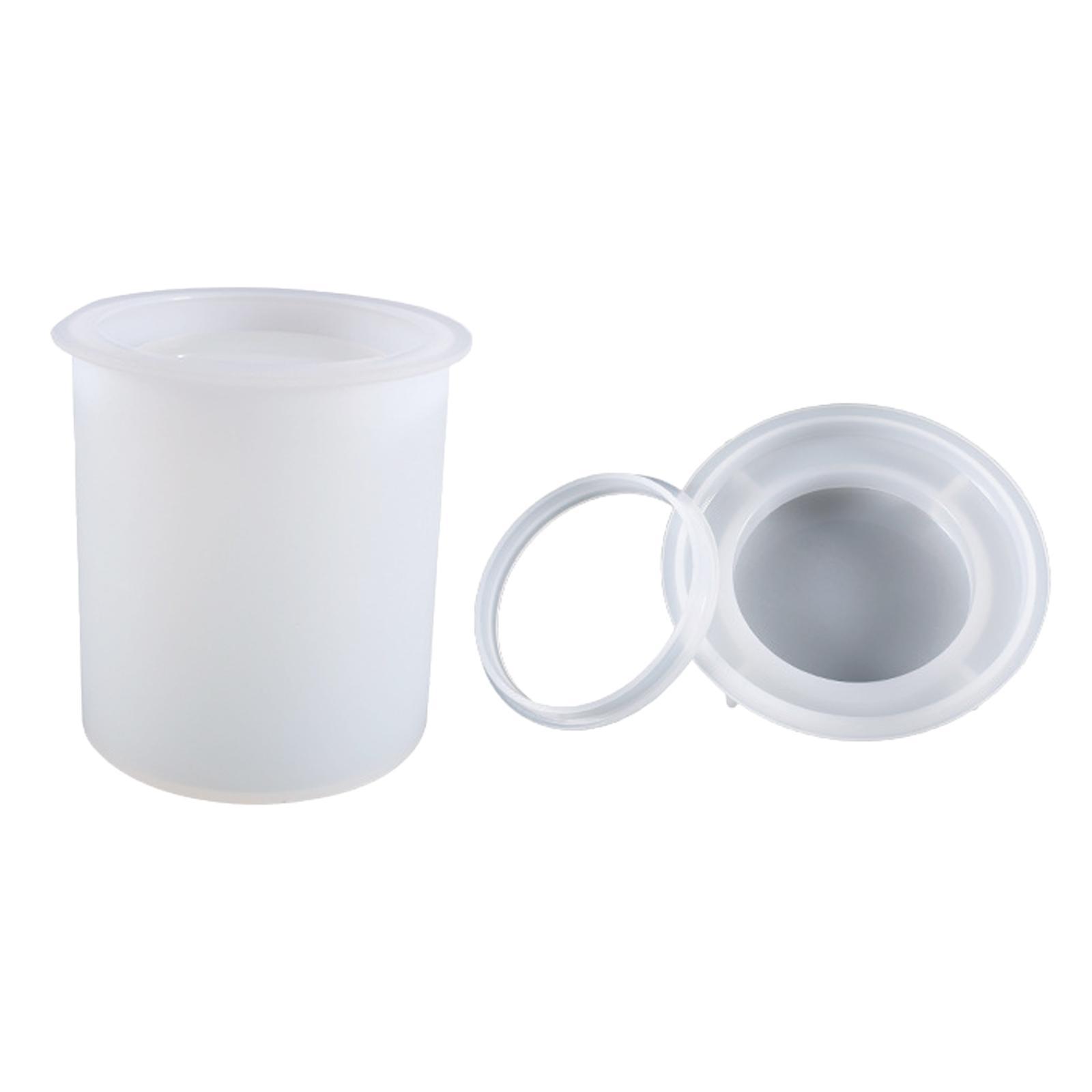 Storage Sealed Bottle Mold for Making Jewelry Storage Mould Flower Pot Soap Candle Holder