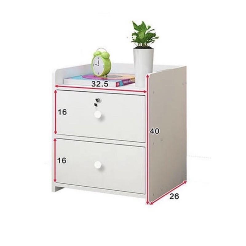 KỆ GỖ ĐẦU GIƯỜNG ĐỂ ĐỒ TIỆN ÍCH 2 NGĂN GỖ MDF SIÊU BỀN - Tủ Kệ Đầu Giường, Tab Để Đầu Giường Cao Cấp