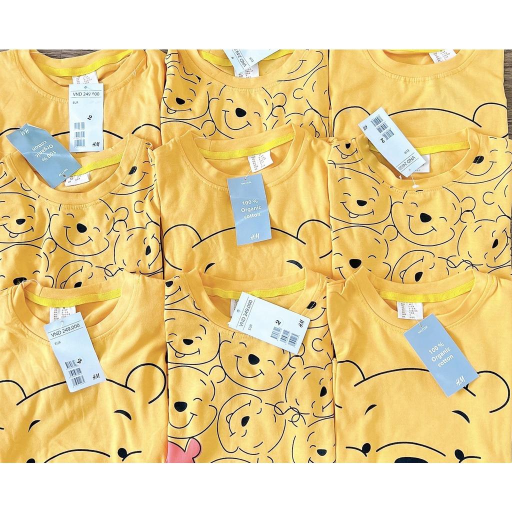 SET 2 BỘ ĐÙI BÉ COTTON VÀNG GẤU POOH