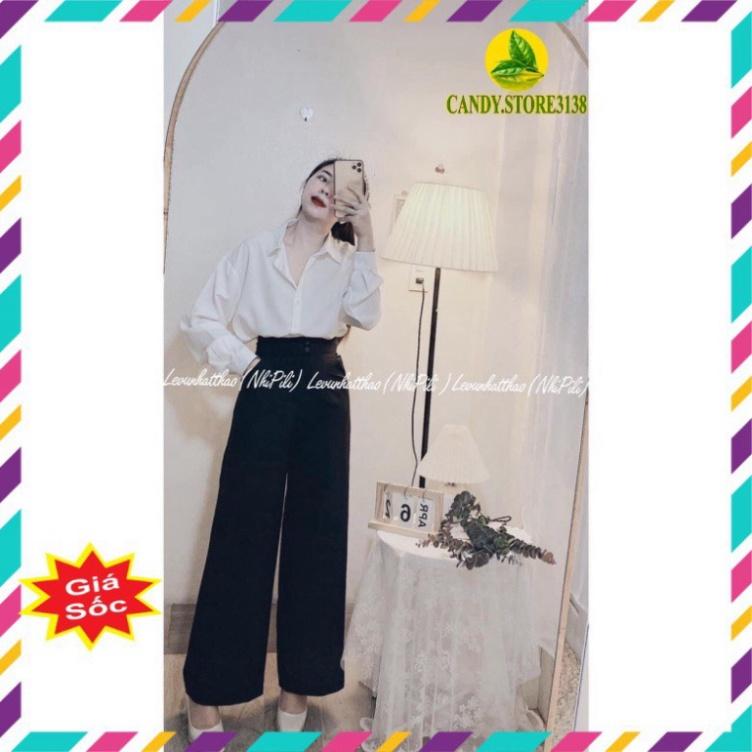 Áo Sơ Mi Kiểu nữ đẹp Form Rộng Phong cách sành điệu Hàn Quốc FreeSize siêu xinh