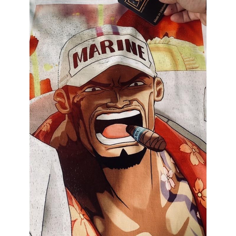 (ẢNH THẬT) Áo Thun Đô Đốc AKAINU One Piece Cực Chất | Áo Đảo Hải Tặc AKAINU Tshirt | OP56