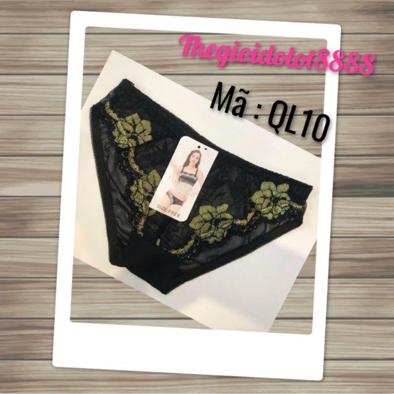 Quần lót ren chất liệu cotton co giãn tốt mã đặt hàng QL10