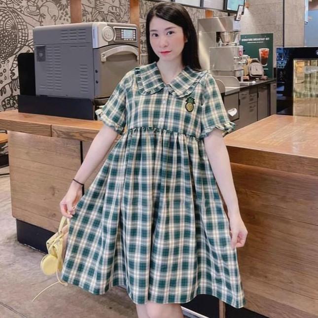 Váy bầu đẹp - Đầm bầu suông-Váy bầu thời trang thiết kế freesize từ 45 đến 70kg