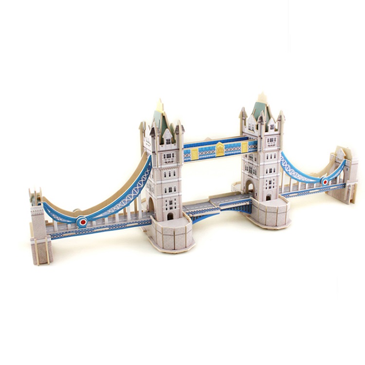 Đồ chơi lắp ráp gỗ 3D Mô hình London Bridge MJ401