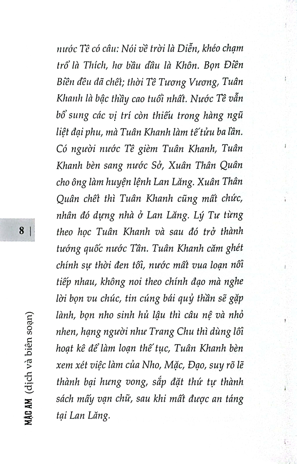 Tuân Tử - Trị Nước Và Răn Đời (SB)