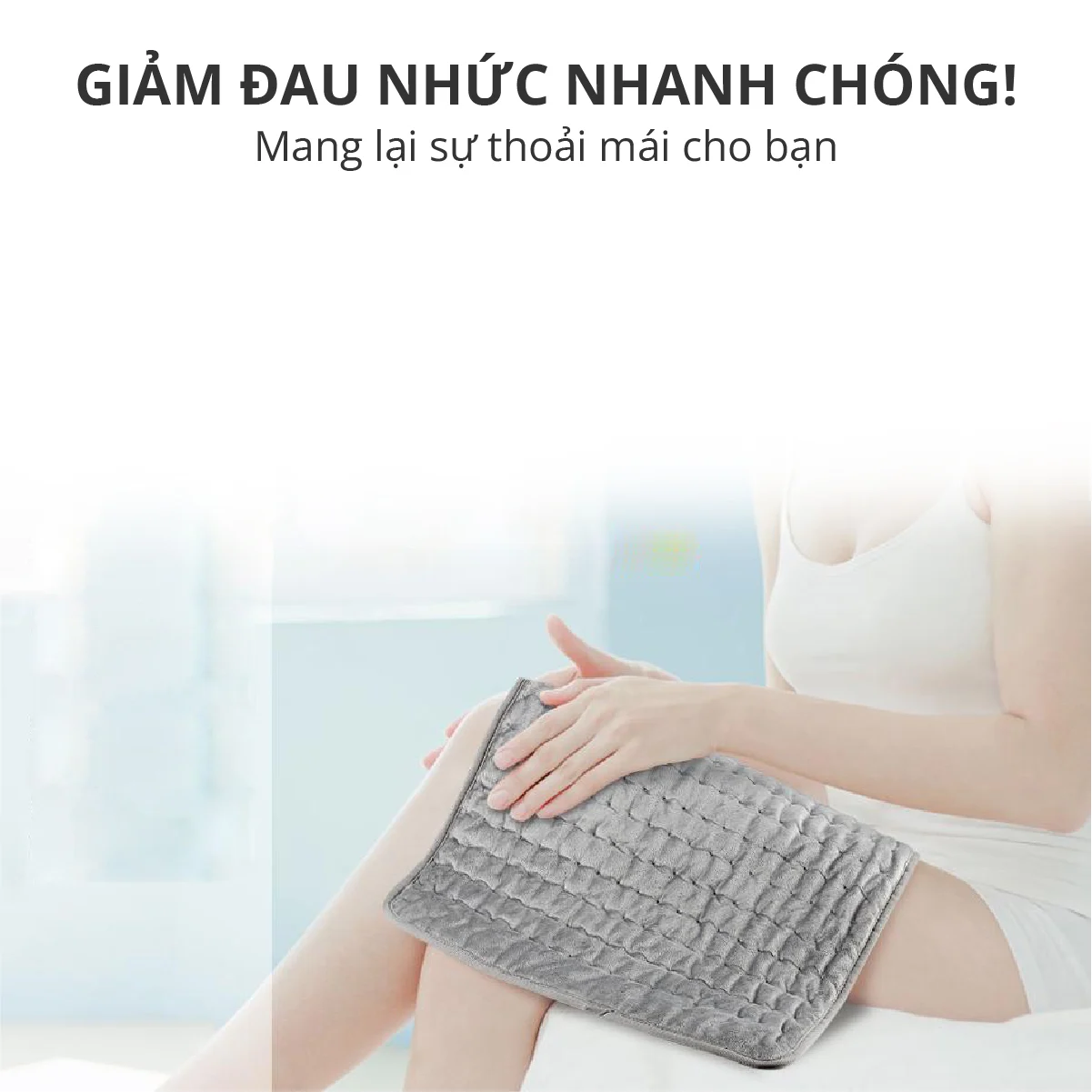 Thảm Chườm Nóng Kachi MK363 giảm đau nhức, sưởi ấm - Hàng chính hãng