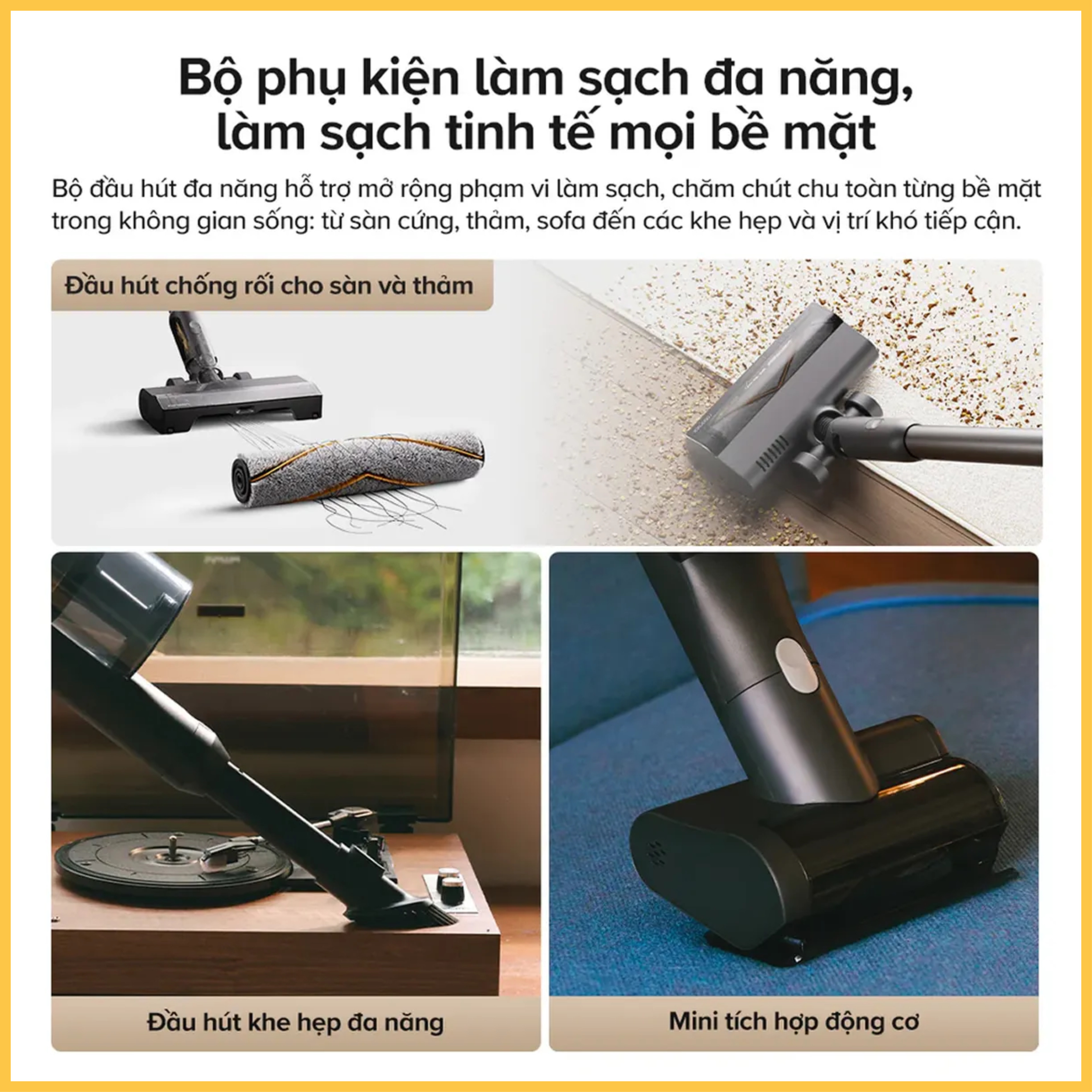 Máy hút bụi cầm tay Roborock H60 Ultra – Hàng Chính Hãng