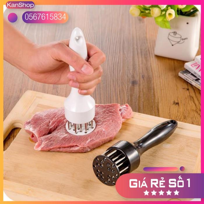 Dụng Cụ Dằm Thịt Dầm Thịt Meat Tenderizer Tiện Lợi Chịu Được Tác Động Lực Lớn Và Dễ Dàng Vệ Sinh Inox Bền An Toàn