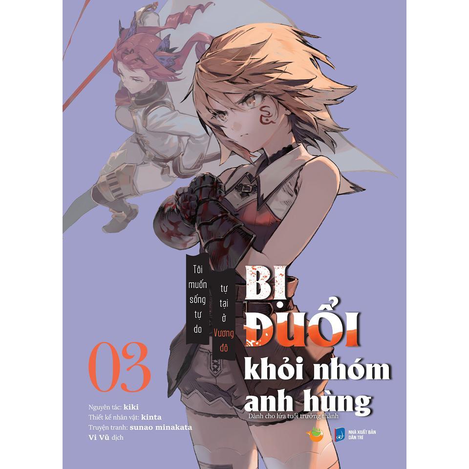 Sách - Bị Đuổi Khỏi Nhóm Anh Hùng - Manga - Tập 3 - AZ Việt Nam