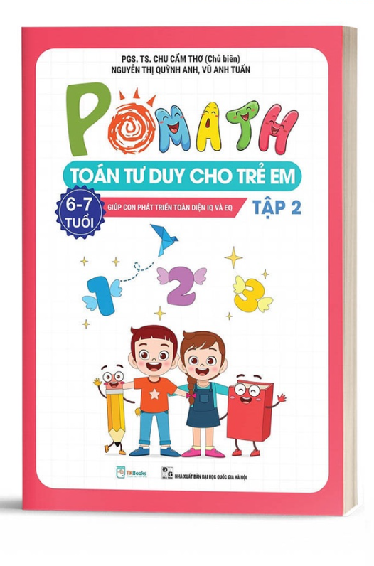 Pomath Toán tư duy cho trẻ em lớp 1 - Tập 2 - Bản Quyền