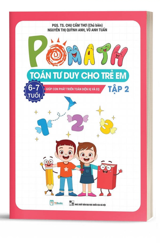 Pomath Toán tư duy cho trẻ em lớp 1 (6-7 tuổi) - Tập 2 - Bản Quyền