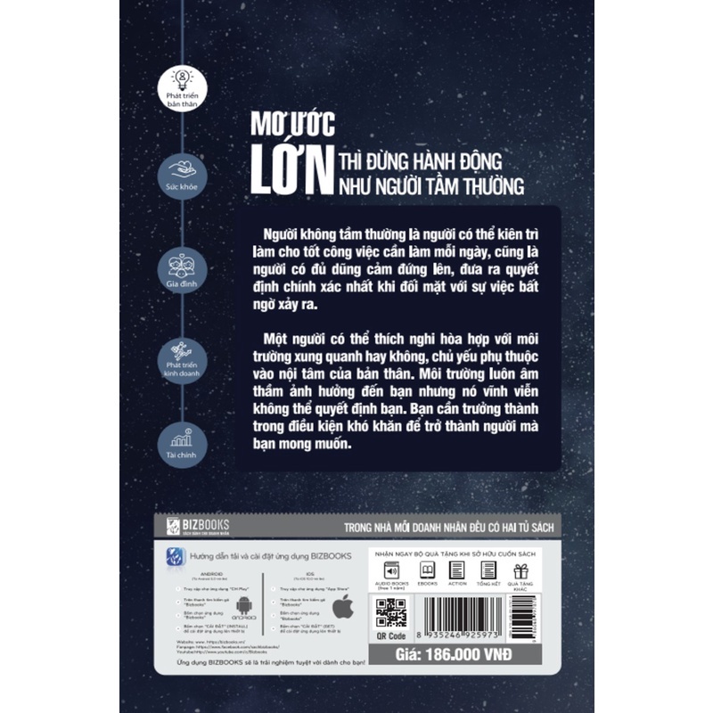 Sách - Mơ ước lớn thì đừng hành động như người tầm thường - MC