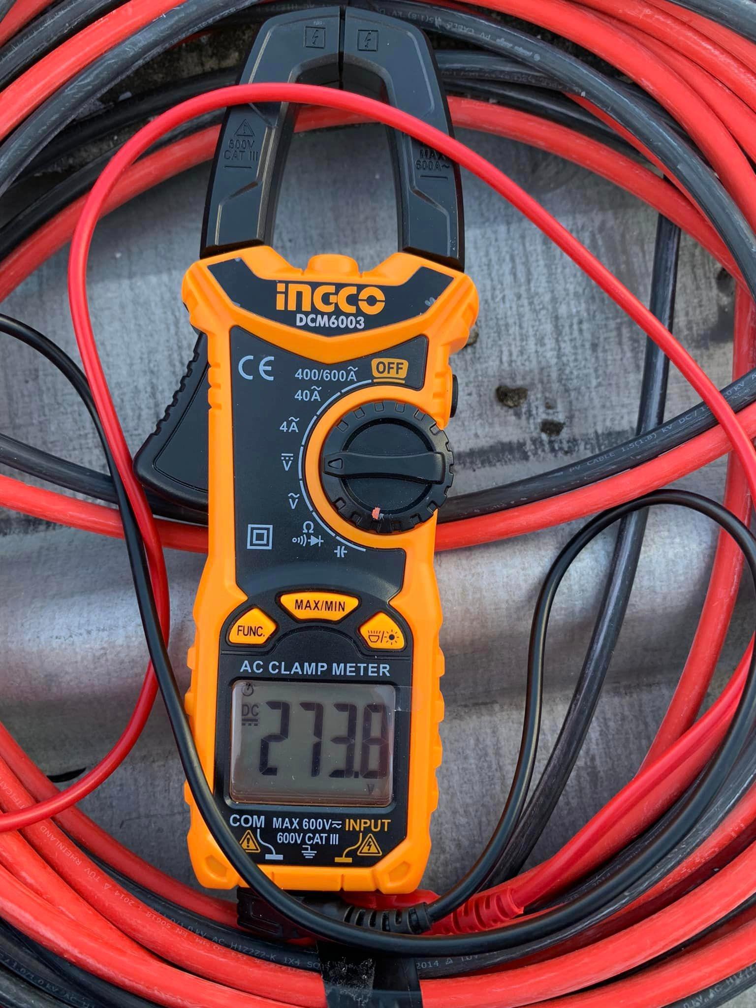 KỀM ĐO AC KỸ THUẬT SỐ (6000 SỐ ĐẾM) INGCO DCM6003 - HÀNG CHÍNH HÃNG