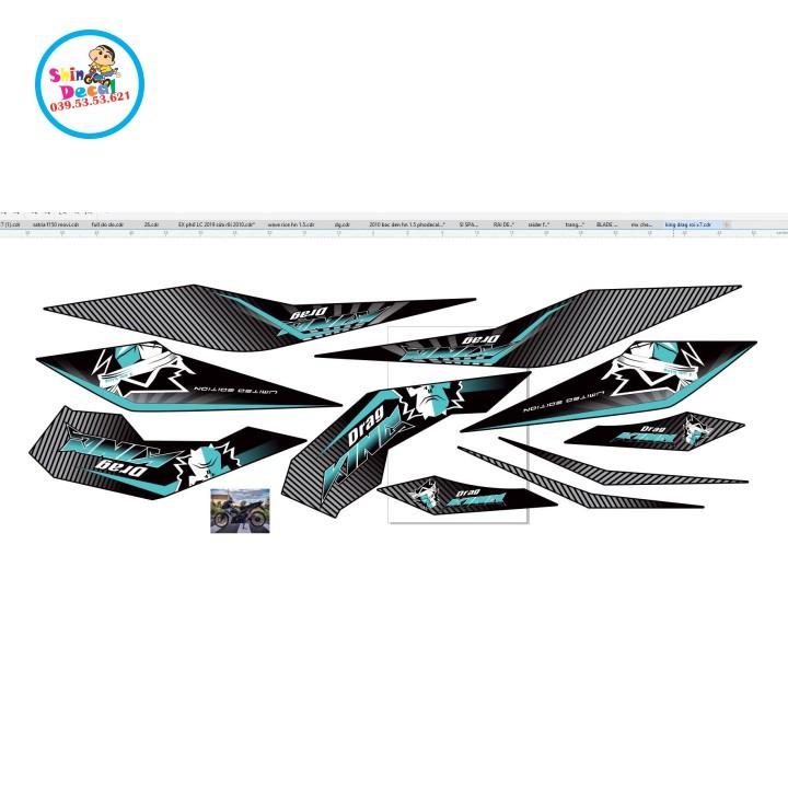 Tem xe sonic 150 king drag