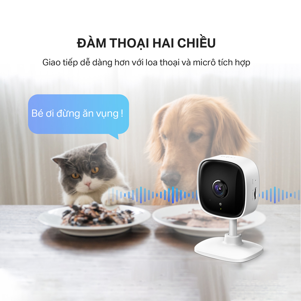 Camera WiFi Thông Minh TP-Link Tapo C110 Độ Phân Giải 3MP An Ninh Gia Đình - Hàng Chính Hãng