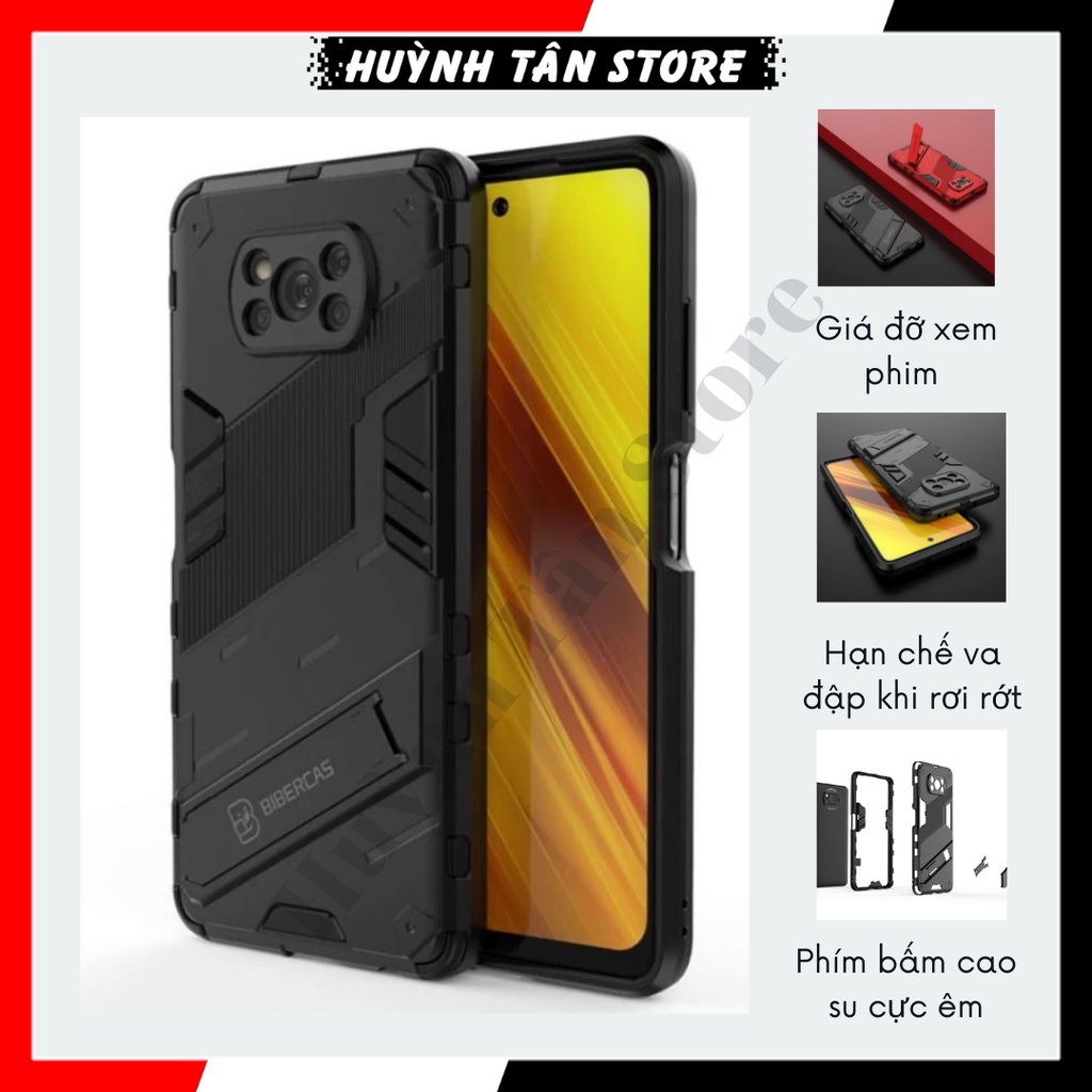 Ốp lưng Poco X3, X3 Pro Gaming chống sốc Iron Man Ver 3 2021