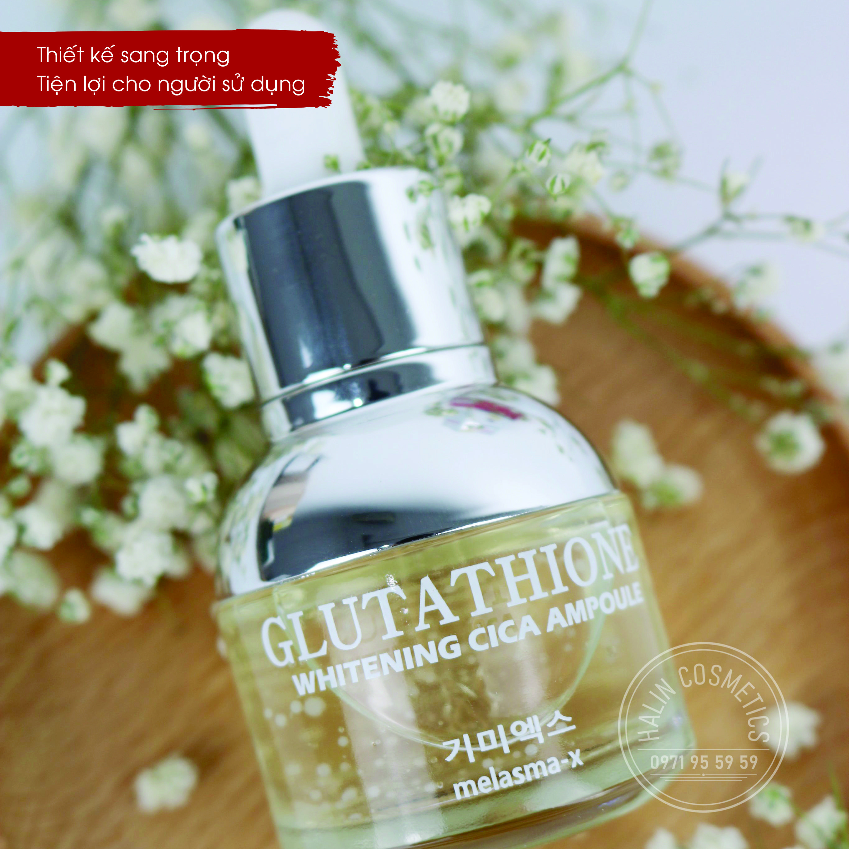 TINH CHẤT SIÊU DƯỠNG TRẮNG DA MỜ THÂM NÁM 3D MELASMA-X