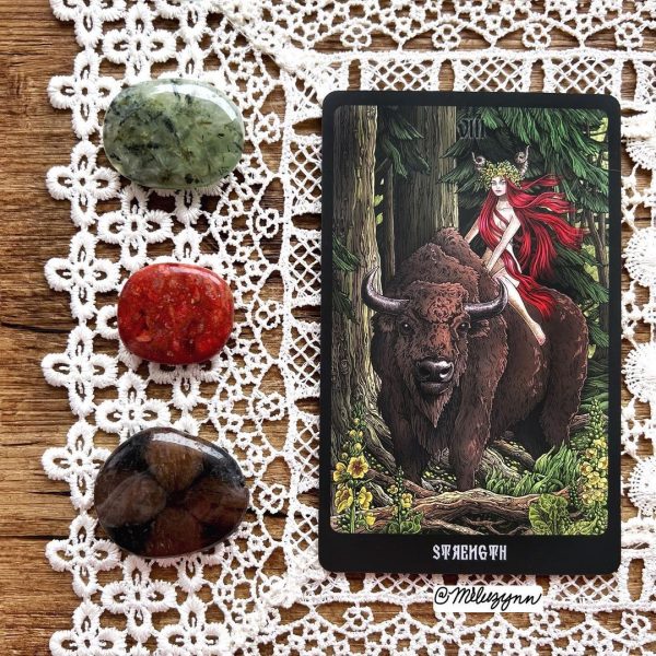 Bộ bài The Slavic Legends Tarot 78 lá bài công cụ tiên tri đến từ người Slav đá thanh tẩy