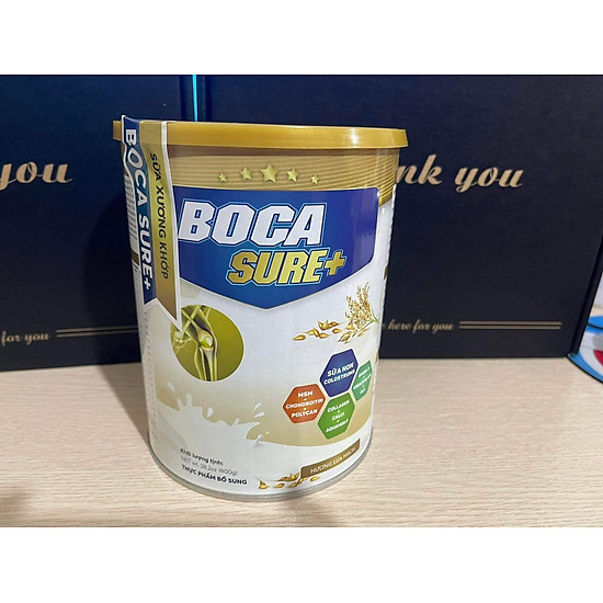 Combo 2 Hộp Sữa non Hỗ Trợ Xương Khớp BOCA SURE - Hộp 800gram