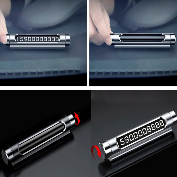 Bảng số điện thoại trên ô tô, xe hơi Baseus ACNUM