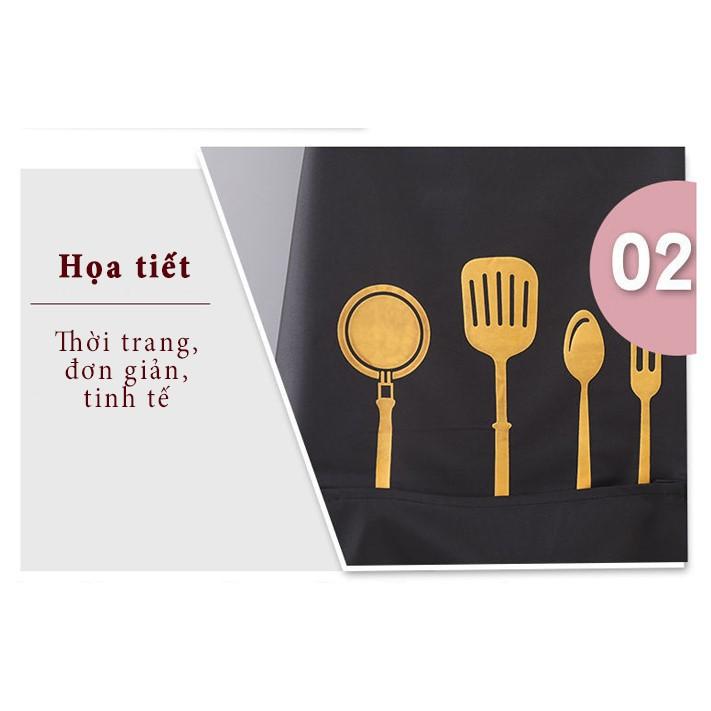 Tạp dề pha chế Fason bằng vải cao cấp không thấm nước, tạp dề nấu ăn chất lượng cao FAMAHA