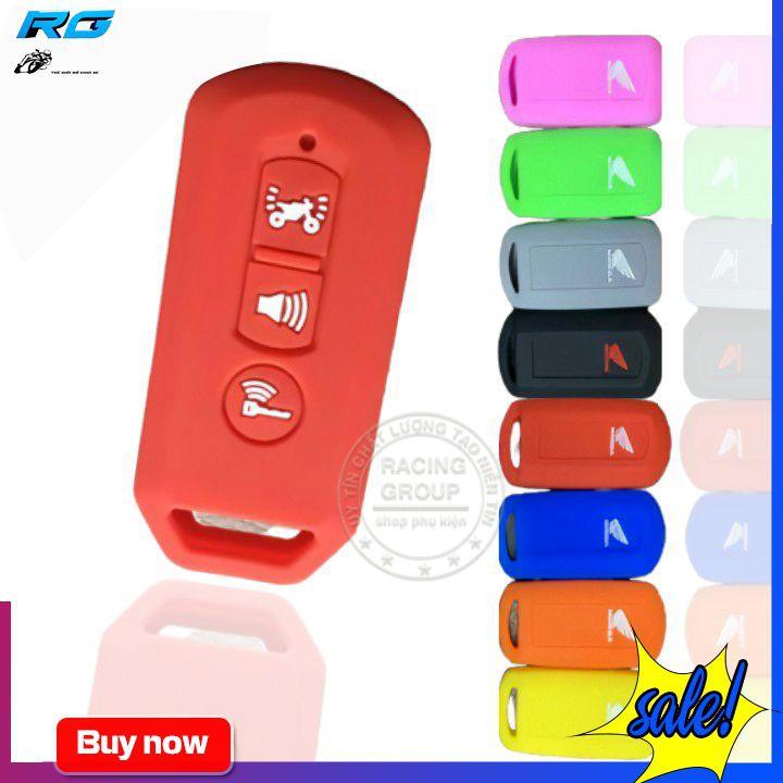 Bọc Khóa Cao Su Smartkey 3 Nút Cho Xe Sh, Sh Mode ( Màu Xanh Dương ) Logo Ngẫu nhiên