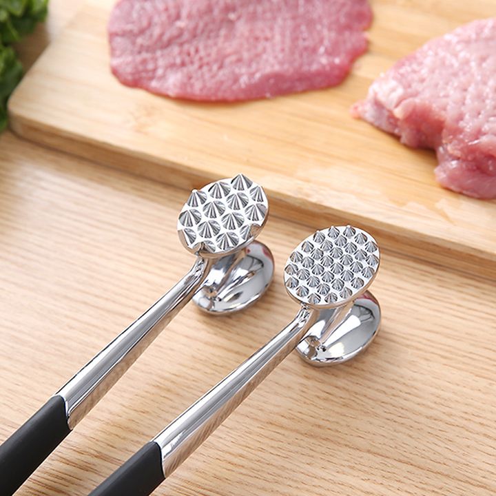 Dụng Cụ Làm Mềm Thịt Cho Nhà Bếp Bằng Inox Kích Thước 22x5cm Cao Cấp