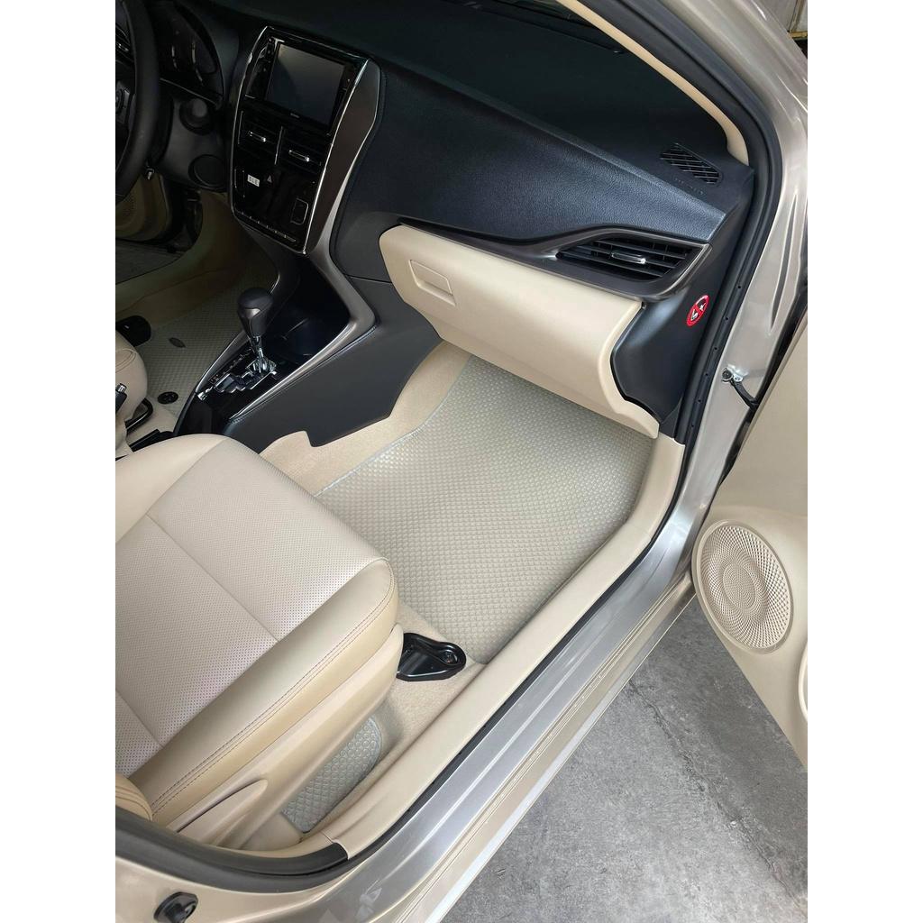 Thảm lót sàn ô tô KATA cho xe Toyota Vios - Khít với sàn xe, Chống trơn, Không mùi, Không ẩm mốc