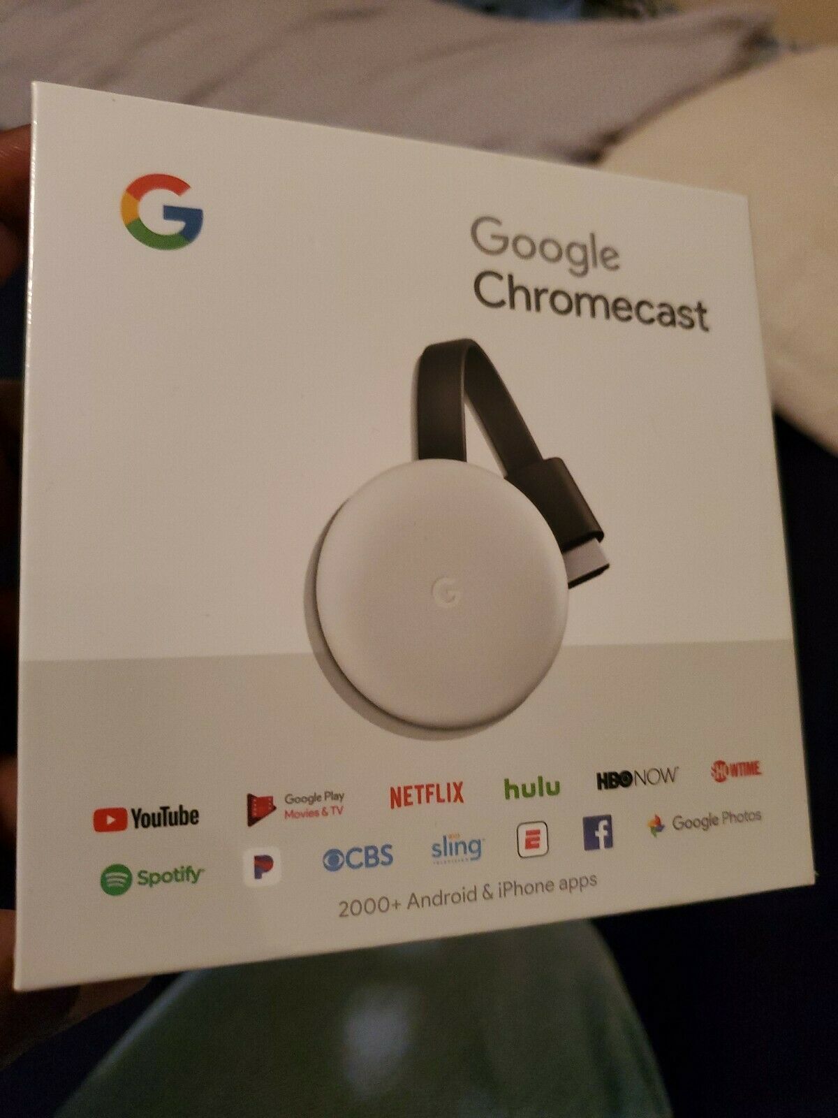 Thiết bị Google Chromecast 3 - Mầu trắng- Hàng nhập khẩu