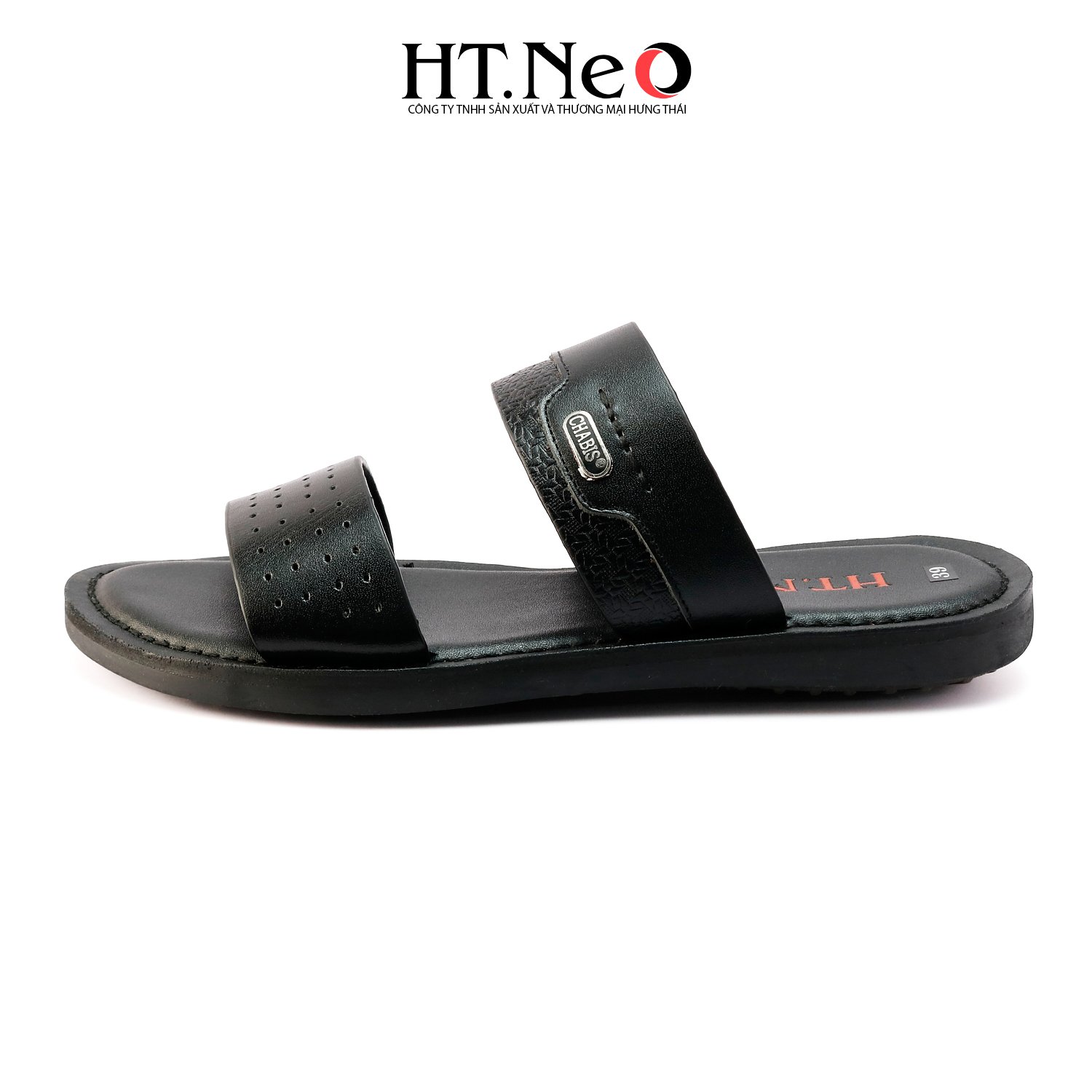 Sandal nam HT.NEO, da cao cấp, đế cao su, thiết kế trẻ trung, đi êm chân, thoải mái SD131