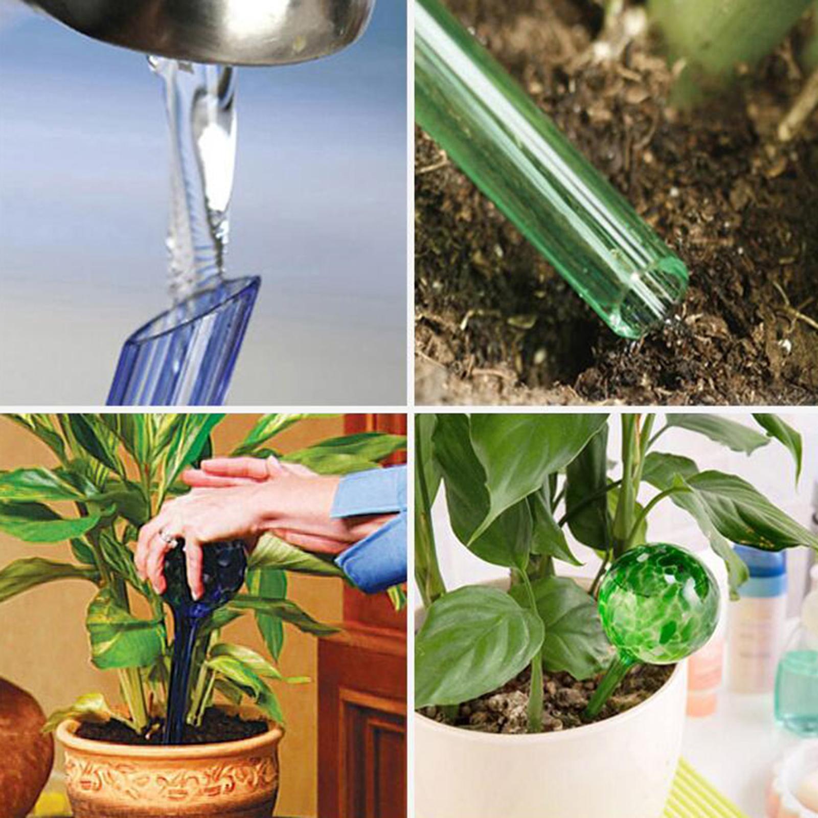 Glass Automatic Self Watering Bulbs Drip Irrigation System for Plants & Flowers