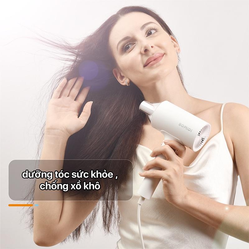 Máy sấy tóc bổ sung ion âm Xiaomi BOMIDI HD1 - Hàng nhập khẩu