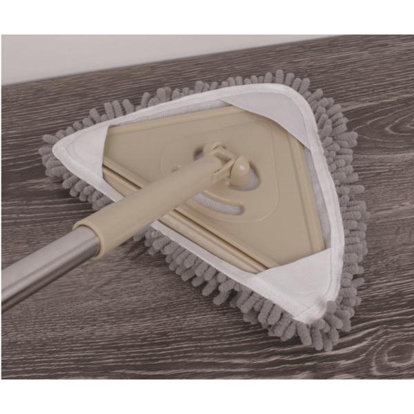 Bộ Cây vệ sinh lau rửa kính lau sàn 2 mặt kéo dài 1.9m Shika Triangle