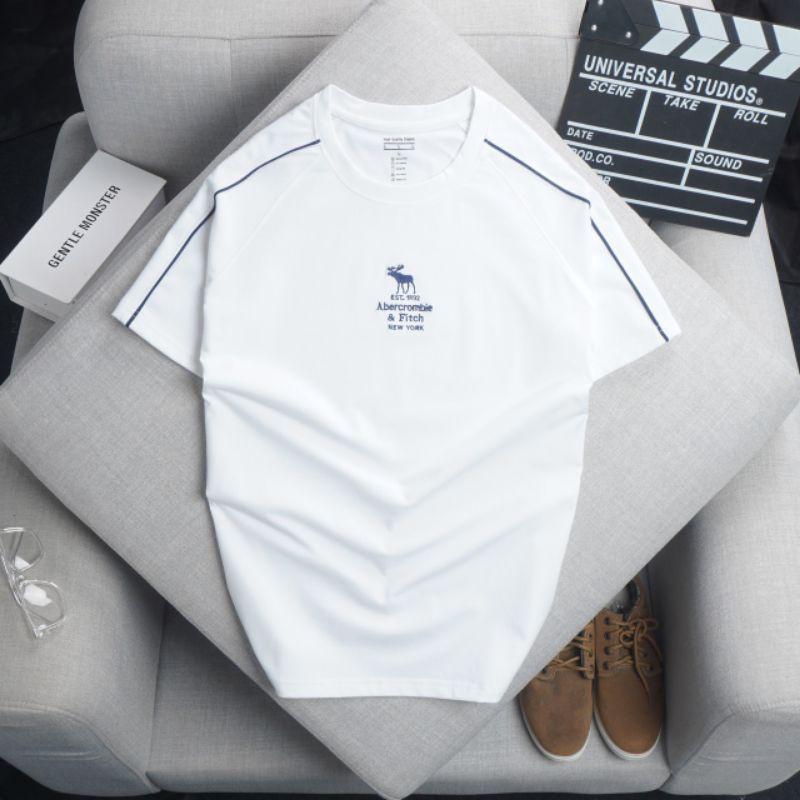 ÁO THUN NAM CỔ TRÒN COTTON THÊU LOGO CÓ SIZE LỚN